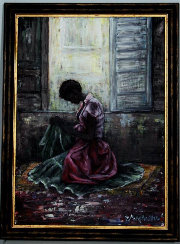 "Oma mõtetega", akrüül 78x58