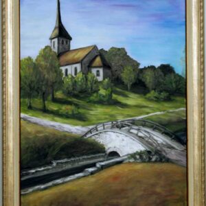 "Vaade kirikule", akrüül 59x79