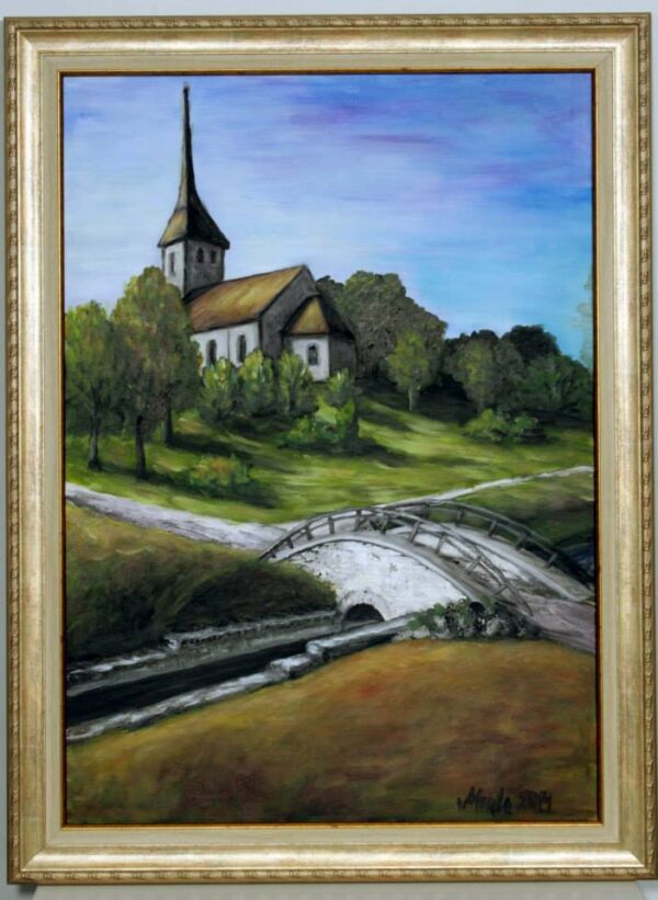 "Vaade kirikule", akrüül 59x79